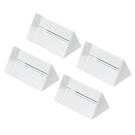 Uxcell 50mm/2 Inch Triangular Prism, 4 Pack Glass Optical Crystal Rainbow Prism, Clear