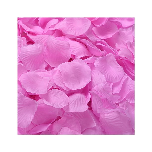 Guardurnaity Paquete de 100 pétalos de flores de rosas artificiales, decoración romántica, suministros de diseño de flores falsas para Ropa, zapatos y accesorios Miscelánea Azul oscuro 5x5cm