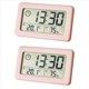 thumbnail image 1 of 2X Reloj Digital LED Reloj ElectróNico de Escritorio con Pantalla Digital para la Oficina en Casa RetroiluminacióN Relojes de Calendario de Datos de RepeticióN - Rosa, 1 of 5