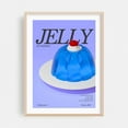 thumbnail image 2 of Blue Jelly - Typography Pop Art Kitchen Decor Modern Art Fruit Surrealism Unframed Wall Art Print 8 x 12 inches, 2 of 16