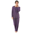 thumbnail image 6 of Texere Women's Long Sleeve Pajama Set - Stylish Comfortable Sleepwear WB0003, 6 of 6