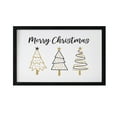 thumbnail image 1 of Merry Christmas Framed Shadow Box - Merry Christmas Trees, 1 of 9