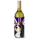 thumbnail image 1 of Cavalier Spaniel Con Bandera Británica Union Jack Botella De Vino Aislante Para Bebidas Hugger Lh9476Literk, 1 of 1