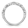 thumbnail image 2 of 14K White Gold Ring Band Wedding Diamond Round, 2 of 7