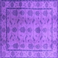 thumbnail image 1 of Ahgly Company Indoor Square Oriental Purple Industrial Area Rugs, 8' Square, 1 of 4