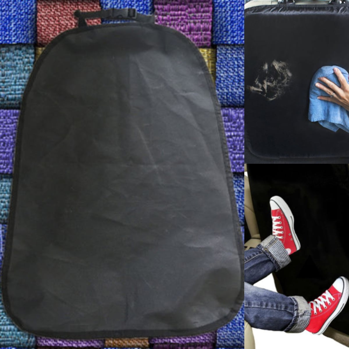 COUTEXYI 1x Car Seat Back Protector pad Kick Mat Anti Dirty Mudkeep