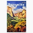 thumbnail image 2 of CafePress - Yosemite Travel Poster 2 Magnet - 2.25" Round Magnet, Refrigerator Magnet, Button Magnet Style, 2 of 3