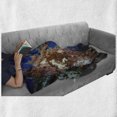 thumbnail image 6 of Diver Soft Flannel Fleece Throw Blanket, Underwater Shot of Tropical Fish and Coral Reef Sea Plantation in the Red Sea, Cozy Plush for Indoor and Outdoor Use, 70" x 90", Multicolor, by Ambesonne, 6 of 6