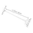 thumbnail image 2 of WHAMVOX High Temperature Ptfe Stirring Rod Laboratory Stir Bar For Mixing Reagent Stirrer For Chemistry Experiments 30cm White, 2 of 8