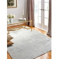 thumbnail image 1 of Bashian Radiance Collection WZ Hand loomed 100% Banana Silk Area Rug, 2.6` x 8`, Oyster, 1 of 1
