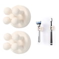 thumbnail image 2 of 4 Soportes de Silicona para Cepillos de Dientes: Autoadhesivos Multifunción para Colgar en la Pared B, 2 of 5