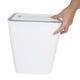 thumbnail image 2 of Cubo de basura pequeño con tapa, cubo de basura de plástico para baño, cesto de basura para cocina, 2 of 6