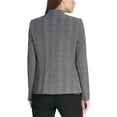 thumbnail image 2 of DKNY Womens Collarless One Button Blazer Jacket, Grey, 4, 2 of 4