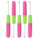 thumbnail image 5 of Paquete de 5 Agujas de Ganchillo perfecl Herramienta de Extensión de cabello Rosa, 5 of 8