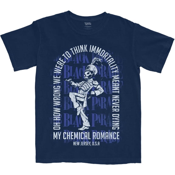 Men's My Chemical Romance Immortality Arch Slim Fit T-shirt Small Navy
