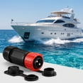 thumbnail image 5 of BlinkLLX Blue Waterproof Brass Trolling Motor Plug with Receptacle Set 2 Count, 5 of 6