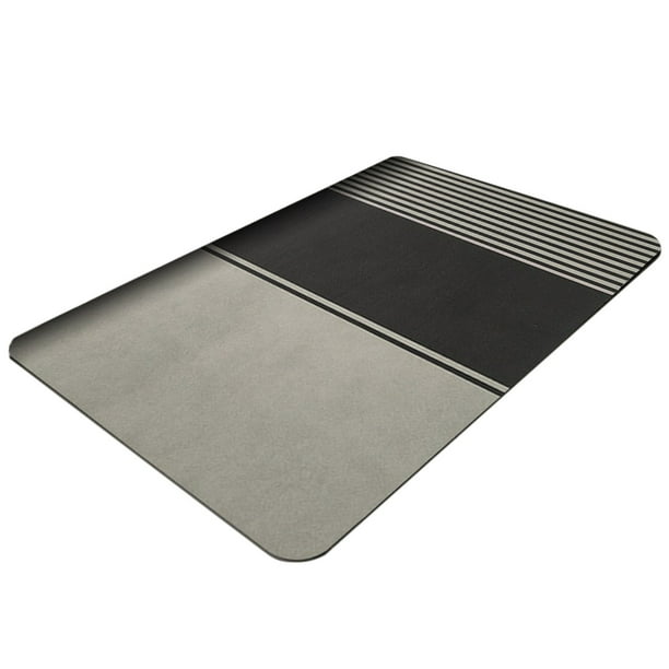 Alfombrilla de baño de diatomita, alfombrilla de secado antideslizante y absorbente, de secado rápido, para lavabo y ducha.