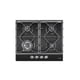 thumbnail image 1 of Parrilla a gas empotrable Maxims 4 quemadores vidrio templado negro, 1 of 6