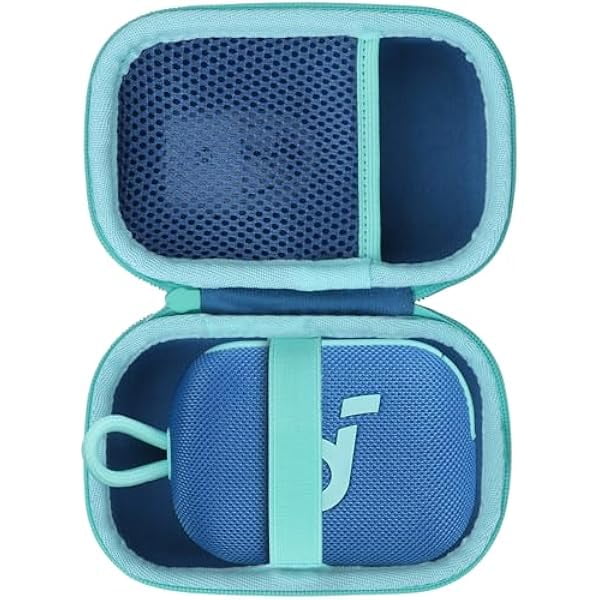wonima11 Storage Case Compatible with Anker Soundcore Select 4 Go Speaker (Blue + Teal Case)