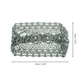 thumbnail image 2 of Unique Bargains Women's 1pc Stylish and Comfortable Fashion Bead Hollow Wide Headwrap Gray, 2 of 5