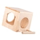 thumbnail image 3 of Nido de casa para pájaros, caja de hábitat de madera para pájaros para ver el jardín, decoración de patio y jardín L con soporte de poste, 3 of 9