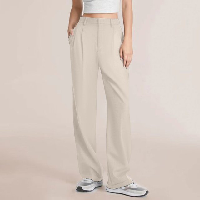 WILLBEST Pantalones Casuales de Mujer, elegantes Pantalones Casuales Estampados de Verano para Mujer, Pantalones Cómodos para Días Relajados y Activos Chica