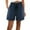 A-Navy, variant on Wyobmus Comfy Linen Shorts for Women Drawstring Casual Elastic Waist Pure Color Bermuda Shorts Summer Beach Lightweight Rolled Hem Short Pants With Pockets S-3X A-Olive Green