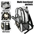 thumbnail image 4 of Hello Kitty Stylish Mesh & Transparent Clear Backpack – Trendy, Durable & Lightweight for School, Work Or Travel, 4 of 7