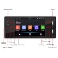 thumbnail image 3 of CAR 5 Pulgadas CAR Single Din Stereo BT MP5 RECEPTOR RADIO FM SOPORTE USB/AUX/TF Control Del Volante Con Pantalla Táctil Capacitiva, 3 of 7