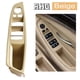 thumbnail image 3 of RHD Compale con BMW 5 Series F10 F11 2010-2017 Beige Negro Interior del automóvil Panel de la manija de la puerta interior Cubierta del ajuste del tirón Accesorios para automóviles - Rojo vino - dontodent Kuyhfg Sin marca, 3 of 5