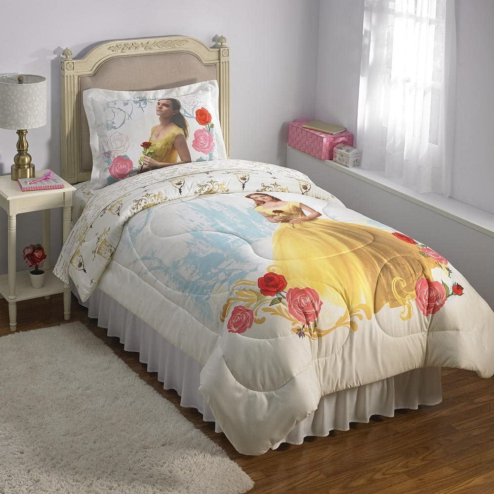 beauty and the beast crib bedding