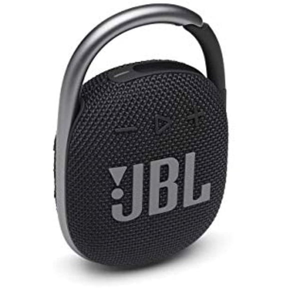 Restored JBL Clip 4 Black Portable Bluetooth Speaker (Refurbished)