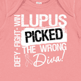 thumbnail image 4 of Inktastic Lupus Picked the Wrong Diva Girls Baby Bodysuit, 4 of 5