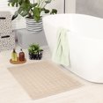 thumbnail image 3 of Unique Bargains Bath Rugs Towel Cotton Absorbent Hotel Shower Floor Mat Khaki 20" x 32", 3 of 7