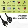 thumbnail image 6 of GoGreen Power GG-13825BK - 14/3 25 ft' SJTW Outdoor Extension Cord - Black, 6 of 6