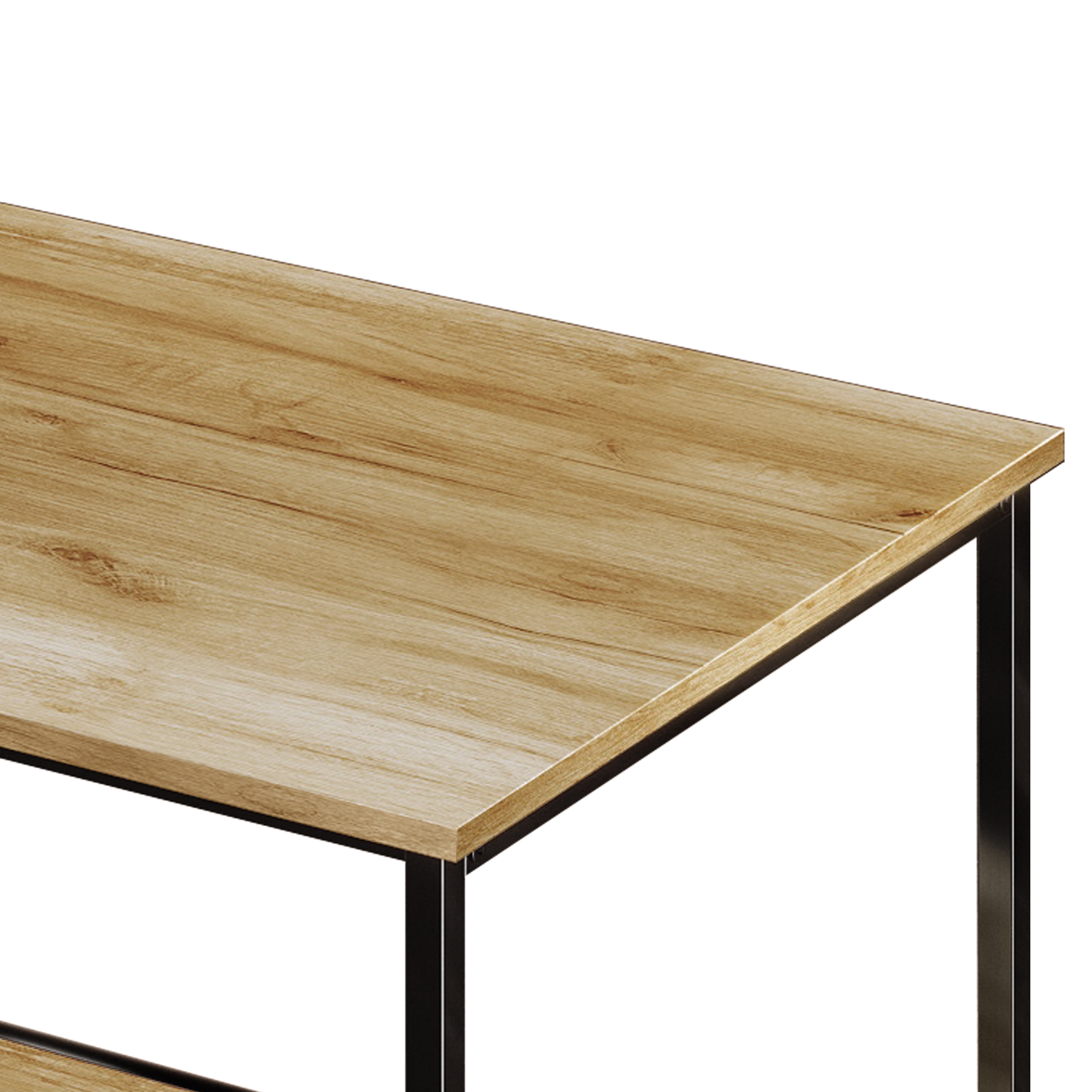 Castle Place Elegance 3- Pieces Coffee Table Set, Light Oak