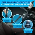 thumbnail image 3 of Aspiradora de coche de alta potencia – 110 W 12 V, con cable, aspiradora portátil para limpieza interior del coche – TWC-02 por ThisWorx for, Negro, 3 of 5