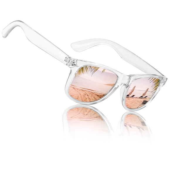 Gafas de sol Sunier polarizadas retro cuadradas UV400 para hombres y mujeres