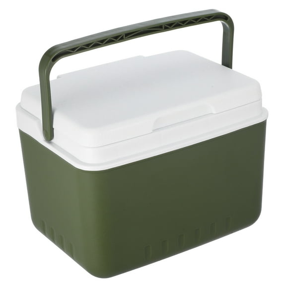 WORGEOUS Ice Retention Cooler Portable Outdoor Cooler Compact Small Cooler with Handle Insulated Lunch Box for Camping Picnic Beach and Travel (6L)