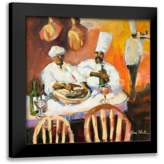 Slivka, Jane 12x12 Black Modern Framed Museum Art Print Titled - A Touch of Spice I