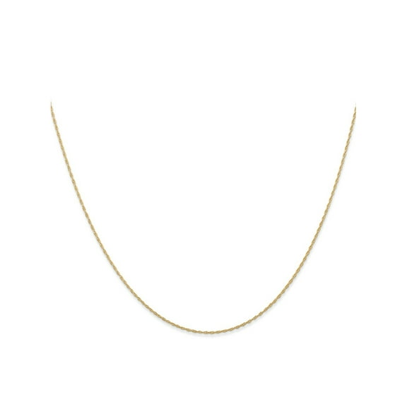 FJC Finejewelers 14 kt Yellow Gold .5 mm Carded Cable Rope Chain 22 Inches x 0.5 mm