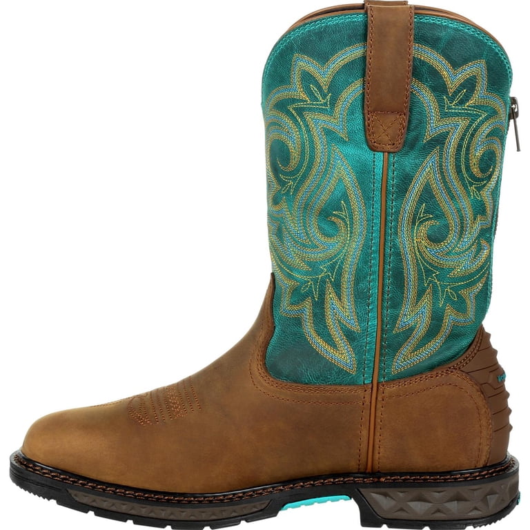 Georgia Boot Carbo-tec Lt Alloy Toe Waterproof Pull-on Boot in Brown