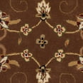thumbnail image 3 of SAFAVIEH Traditions Bernadine Floral Bordered Wool Runner Rug, Tan/Ivory, 2'3" x 12', 3 of 4