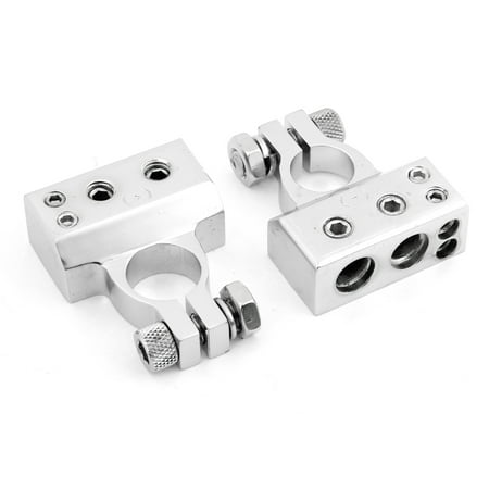terminals clamp connector pcs tone battery replacement metal silver bargains unique