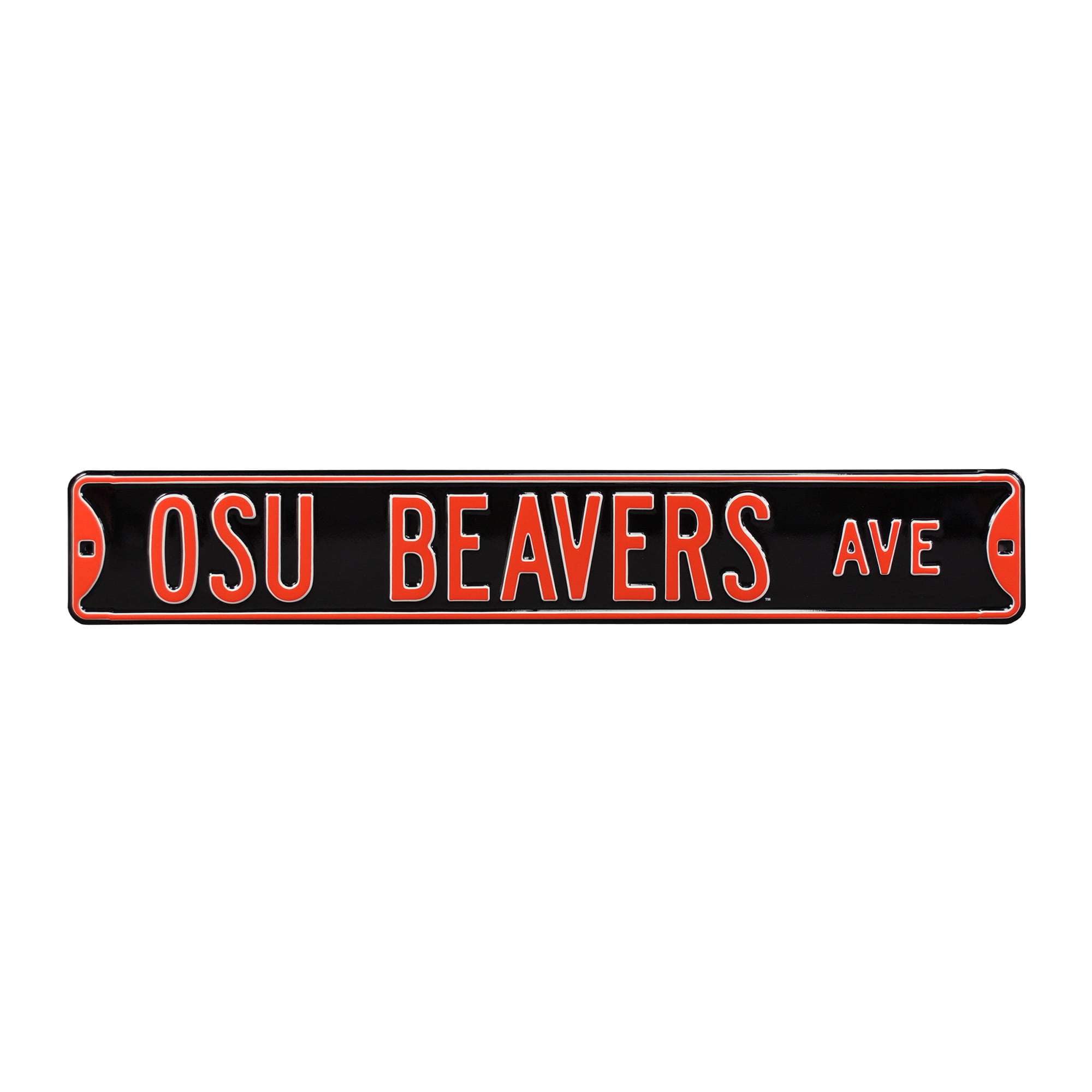 36 x 6 NCAA Oregon State Beavers Ave Street Signstreet Sign Team Color