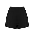 thumbnail image 6 of Sokhug High Waist Casual Athletic Shorts for Women Lightweight Loose with Pockets Daily Walking Silm Fit Solid Color Travel Outdoor Workout Shorts, 6 of 6