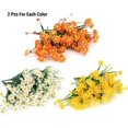 thumbnail image 2 of Viworld 6 Bundles Outdoor Artificial Daisies Fake Flowers UV Resistant Shrubs, Faux Plastic Greenery for Indoor Outside Hanging Plants Garden Porch Window Box Wedding Farmhouse Decor (Mix Color), 2 of 7