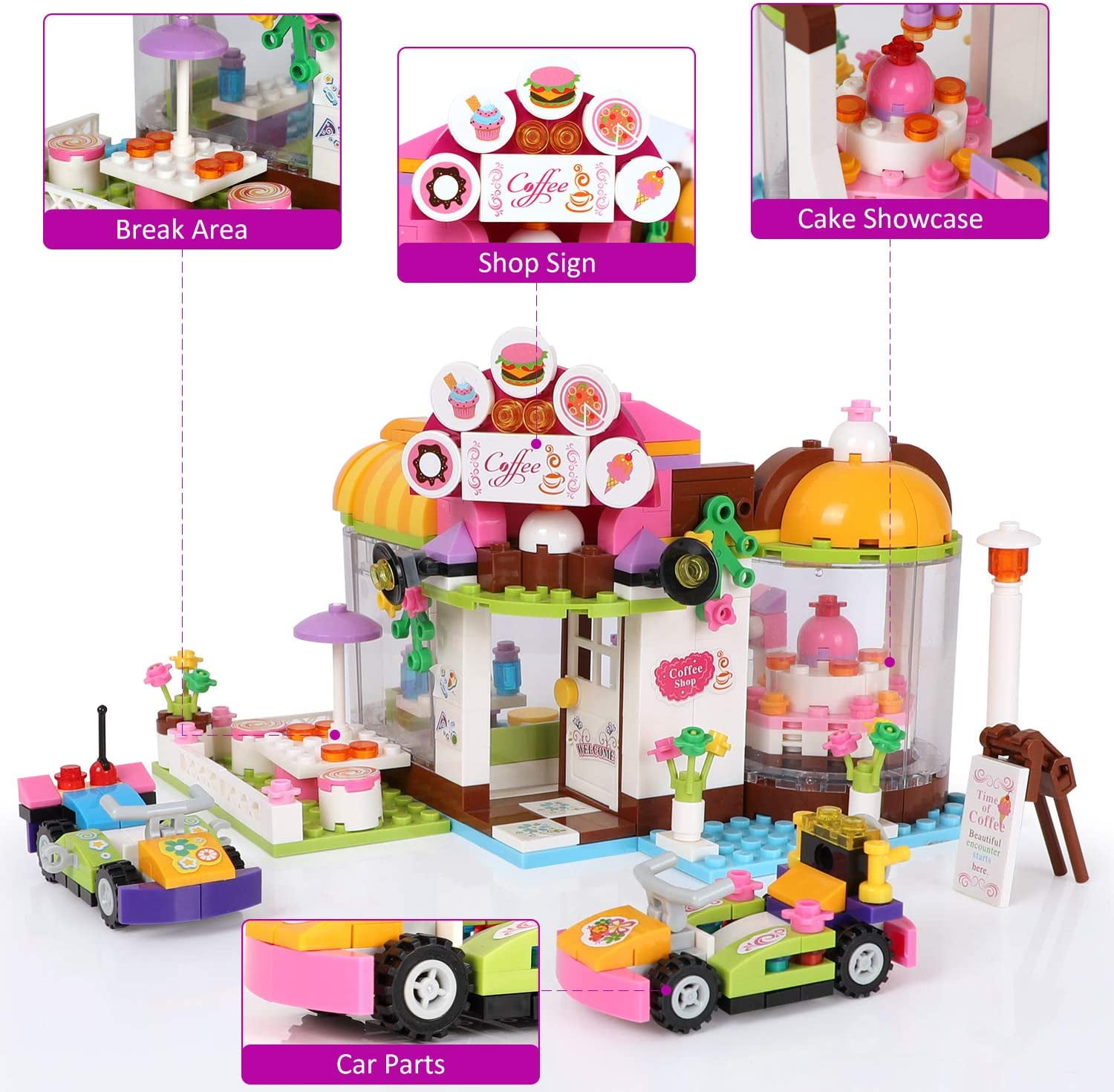 Lego friends coffee best sale house