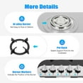 thumbnail image 6 of 5 Burners Gas Cooktop, 35'' Gas Stove Top Bulit-in Stainless Steel Gas Hob NG/LPG Convertible Gas Stovetop with Thermocouple Protection for Kitchen Camping RV Apartment, 6 of 18