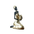 thumbnail image 1 of Estatua de dama tribal africana, decoración de mesa, artesanía hecha a mano, pieza de arte coleccionable 165x8x95cm, 1 of 9